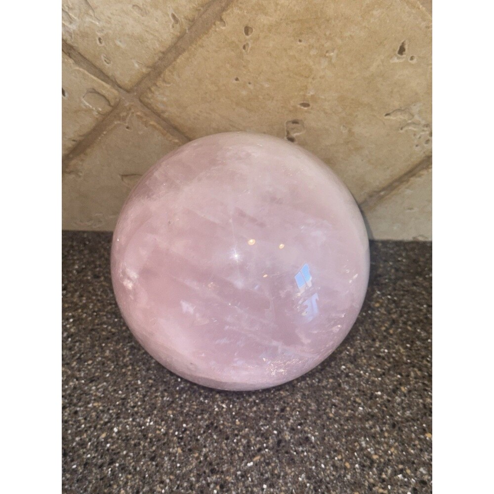 7LB PINK Calcite Sphere Crystal Ball Healing Stone